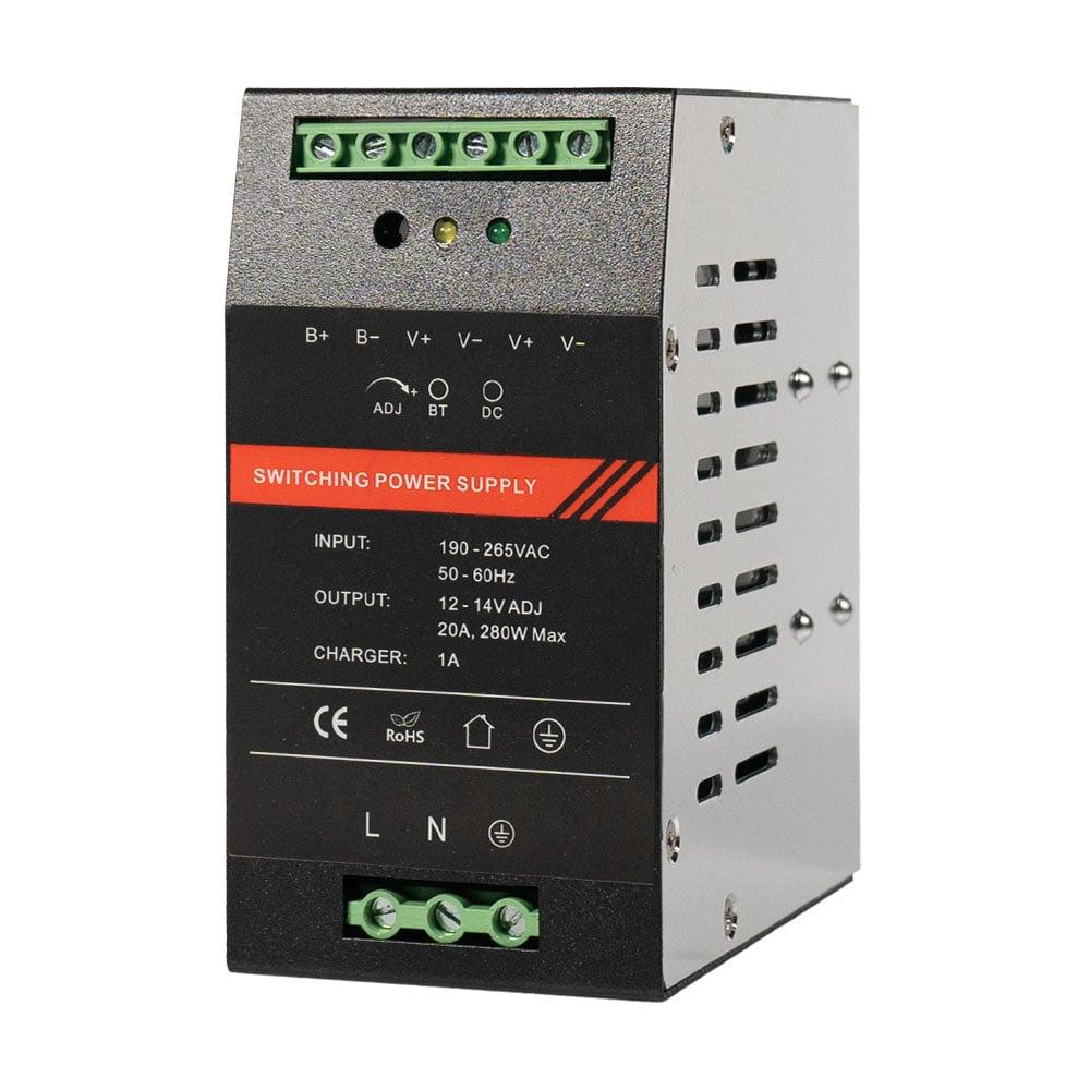 Джерело безперебійного живлення Kraft PSU-1220DIN з кріпленням на DIN-рейку (43-00110), фото 1