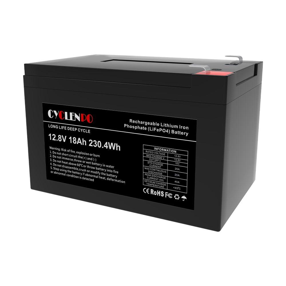Акумуляторна батарея літій-залізо-фосфатна 12.8В 18Аг Cyclen 12.8V 18AH LiFePo4 (44-00077)