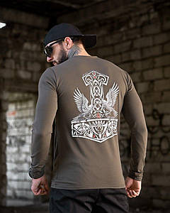 Мілитари Лонгслів Ворон хакі ПП7877