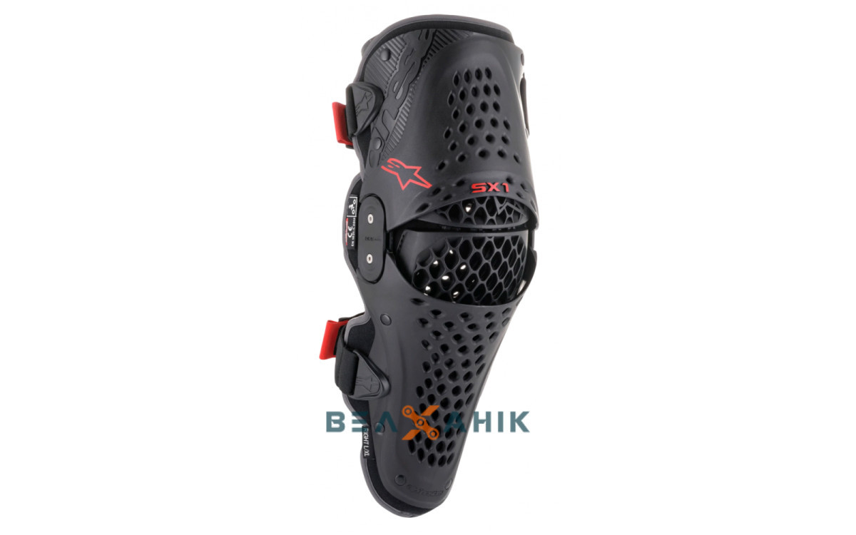 Мотонаколінники ALPINESTARS SX-1 V2 Black/Red [L/XL], фото 1