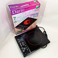 Міні електроплита DARIO DHP2172F 2000 Вт, Кухонна плита електро для кухні, Електро електроплити EA-13