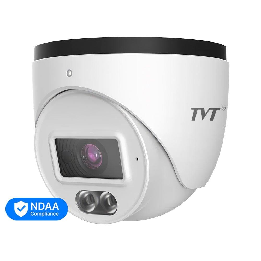 IP-відеокамера 4Mp TVT TD-9544S4L-C(D/PE/AW1) White f=2.8mm, ІЧ+LED-підсвічування, з мікрофоном (77-00323)