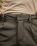 Штани SoftShell oliva з гумкою ВТ7618, фото 7