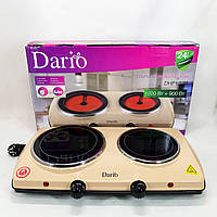 Надійна кухонна плита DARIO DHP122B 2100 Вт, Портативна переносна плита, Побутова електроплитка IZ-10