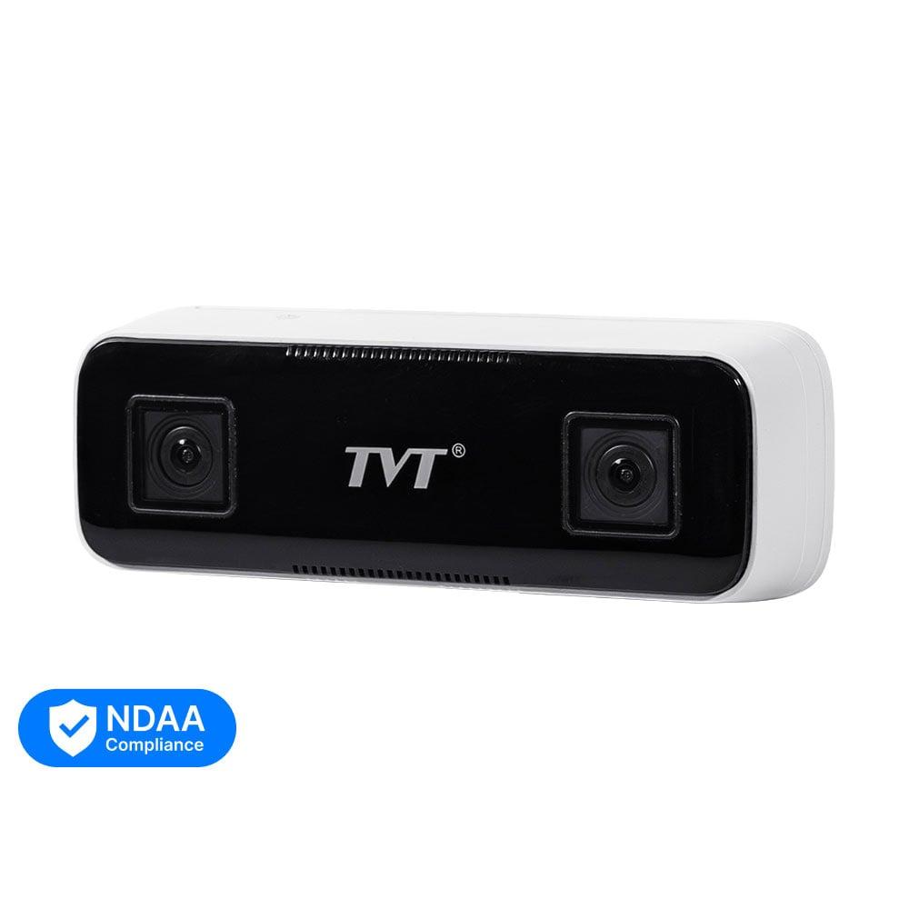IP-відеокамера з WiFi 4Mp TVT TD-9742A3-PC f=2.1mm з подвійним об’єктивом, з 2 мікрофонами, з підрахунком відвідувачів (77-00376)