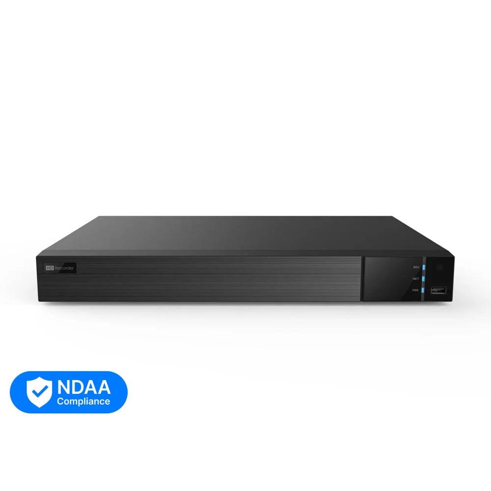 IP-відеореєстратор 16-канальний 16Mp TVT TD-3316H2-16P-B2-B з 16 портами PoE (77-00439)