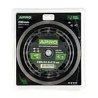 Диск відрізний по бетону Кераміка Екстра 230х2.0х22.22 мм 22-24% APRO