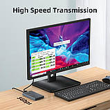 Док-станція для SSD MAIWO K2022S SATA M.2, USB-C 5 Гбіт/с, автономне клонування, SSD дублікатор, фото 3