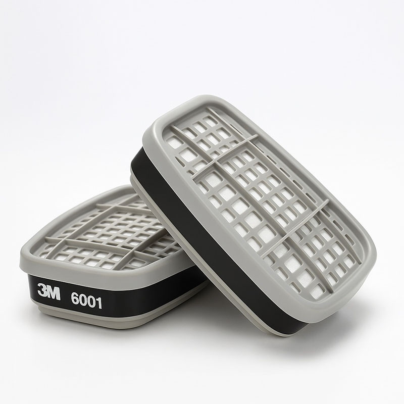 Фільтри 3M 6001 — протигазові картриджі до респіратора від органічних парів (комплект), фото 1