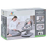 Заколисуючий центр шезлонг Mastela (москітна сітка, музика, поворот 360, таймер, 3 швидкості) 8966, фото 10