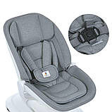 Заколисуючий центр шезлонг Mastela (москітна сітка, музика, поворот 360, таймер, 3 швидкості) 8966, фото 4