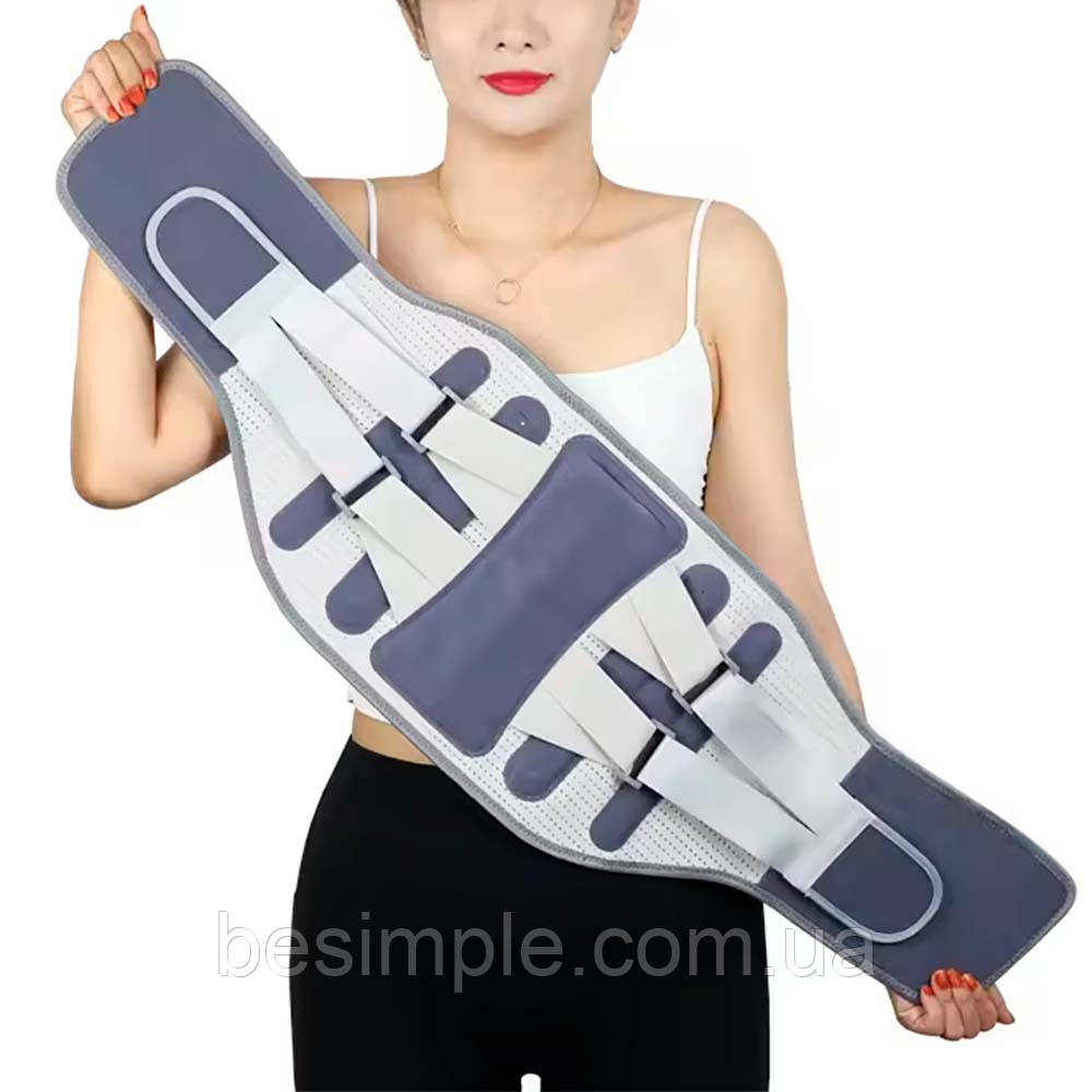 Корсет для спини з ременями, Розмір універсальний, Belt / Коректор осанки / Пояс для спини, фото 1