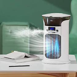 Міні кондиціонер зі зволожувачем повітря Spray air cooler / Вентилятор настільний / Портативний кондиціонер