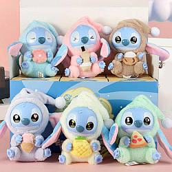 Іграшка брелок Стіч 16см, Сюрприз / Stitch / М'яка іграшка стіч / Лабубу / Фігурка брелок Стіч / Фігурка Стіч