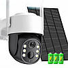 Wi-Fi Камера відеоспостереження з сонячною панеллю / Камера з іч підсвічуванням / Камера з детектором руху, фото 5