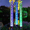 Садовий світильник на сонячній батареї "Бульбашки", 76см / Світлодіодний світильник RGB / Газонний світильник, фото 6