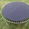 Батут дитячий з внутрішньою сіткою (128х49х25см) / Круглий батут для дітей / Дитячий батут зі драбинкою, фото 3