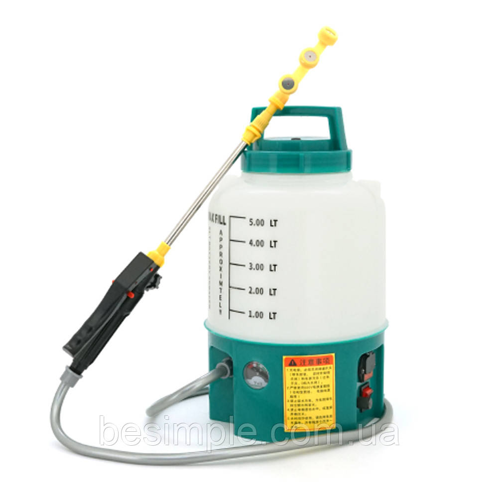 Акумуляторний обприскувач 5л, 2А, KY-5L2A / Обприскувач садовий / Електрообприскувач садовий, фото 1