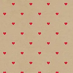 Пакувальний папір 0,7*1 м "Серця9"