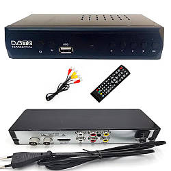 Цифрова приставка T2 з Wi-Fi + Пульт / Цифровий ресивер для телевізора / Приставка для ТБ / Ефірний ТБ-тюнер