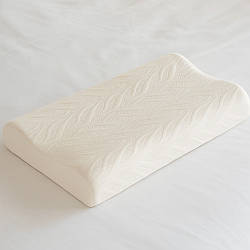 Анатомічна подушка для сну 50х30х9см / Подушка з ефектом памʼяті / Ортопедична подушка для шиї