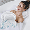 Подушка для ванної на присосках, 35х30х10, RelaxBath / Ортопедична подушка / Підголовник у ванну, фото 2