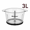 Блендер 5в1, 3L, 1800W, Hoffmans HM-8857 / Кухонний подрібнювач / Електричний подрібнювач, фото 4
