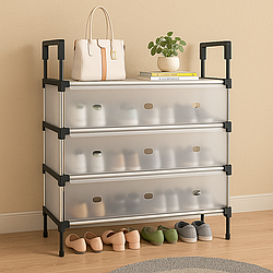 Полиця для взуття на 4 яруси, 86,5х56,3х28,3см, Shoe rack / Шафа для взуття / Органайзер для взуття