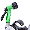 Гнучкий садовий шланг з пістолетом і котушкою переносний, 10 м, LY-907 / Шланг з котушкою / Поливальний шланг, фото 3