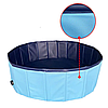 Басейн для купання домашніх тварин 60л, 80x50x30см, YXZ-702 / Складаний басейн, фото 3