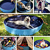 Басейн для купання домашніх тварин 60л, 80x50x30см, YXZ-702 / Складаний басейн, фото 5