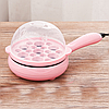 Міні-сковорода з антипригарним покриттям, рожева, 350 Вт, 33393 / Электросковорода / Сковорода електрична, фото 5