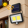 Вуличний світильник на сонячній батареї, 800 мАг, 1400лм, 2СОВ SL-F98 / Прожектор з датчиком руху, фото 6