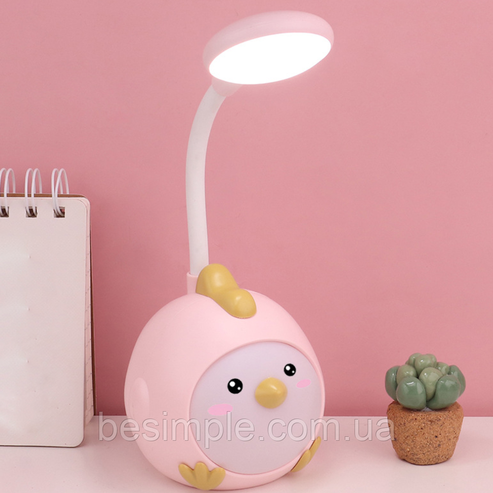 Настільна лампа у формі півня від USB, AB-TD73 / Дитяча настільна лампа / Лампа нічник, фото 1