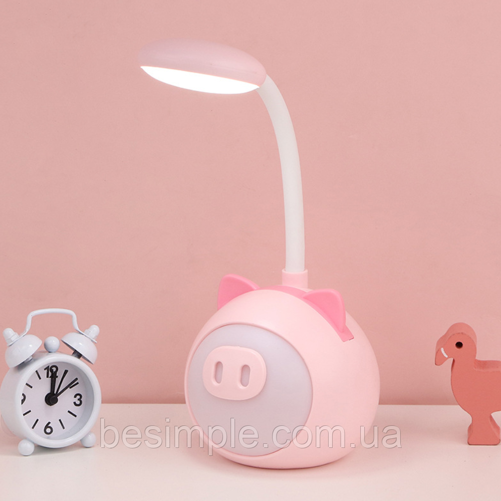 Настільна лампа від USB AB-TD74 / Дитяча лампа нічник / Компактна настільна лампа, фото 1
