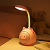 Настільна лампа від USB AB-TD74 / Дитяча лампа нічник / Компактна настільна лампа, фото 2