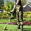 Акумуляторний триммер для трави 1800W, 2 АКБ / Газонокосарка на колесах / Електрокоси з телескопічною ручкою, фото 2