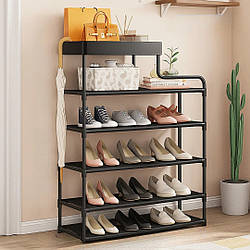 Полиця для взуття на 6 ярусів,95x60x22 см, 33213 / Стелаж для взуття / Підставка для взуття / Полиця на підлогу