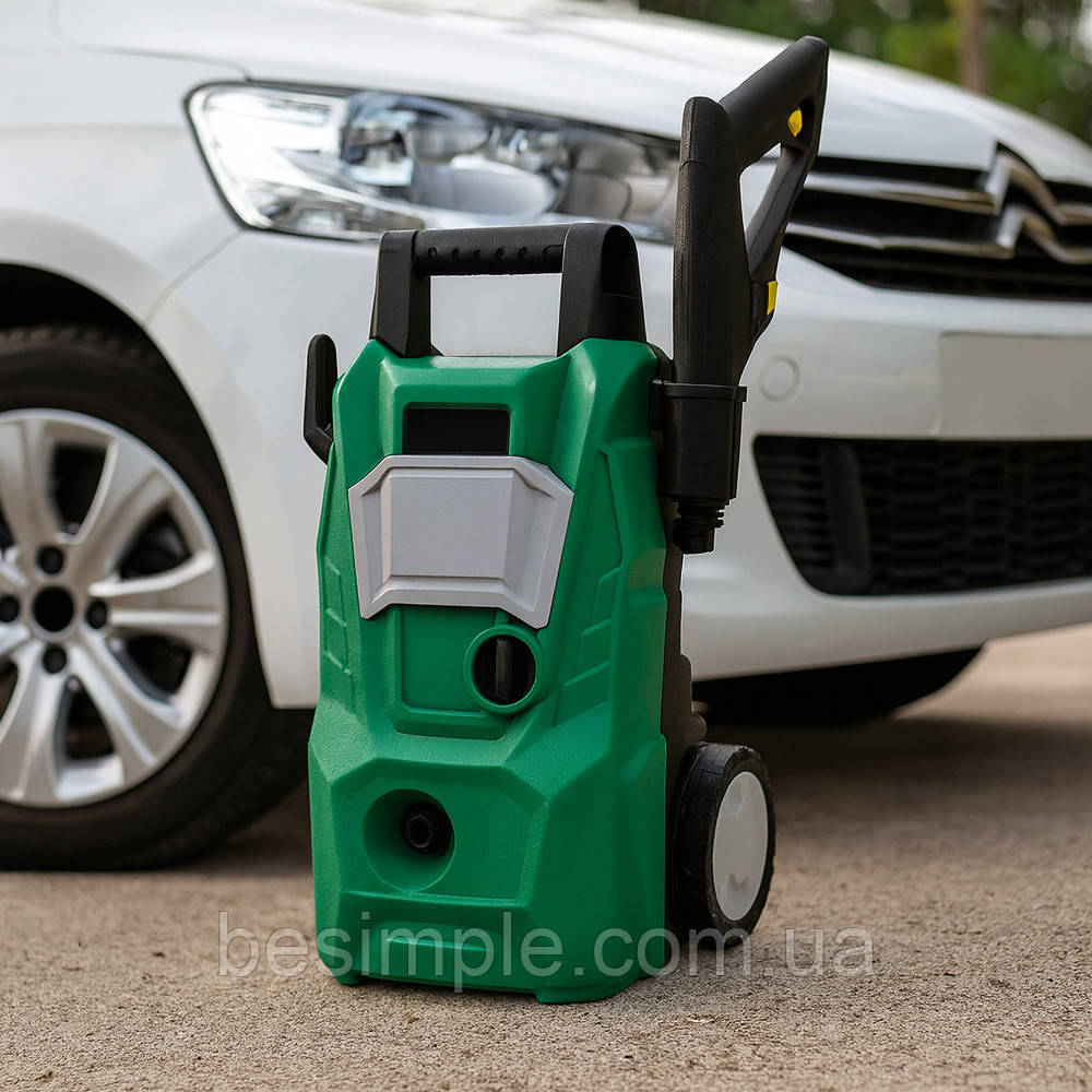 Мийка високого тиску від мережі, 1500 Вт, YL-1701 / Міні мийка для авто / Портативна мийка авто, фото 1