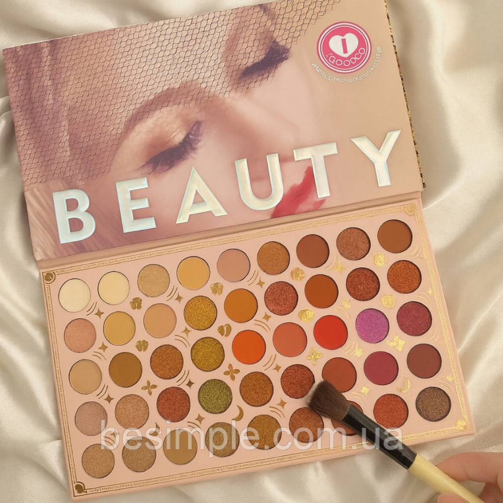 Професійна палетка тіней 45 кольорів LK2981 / Тіні для візажу / Тіні для очей / Тіні для макіяжу очей, фото 1