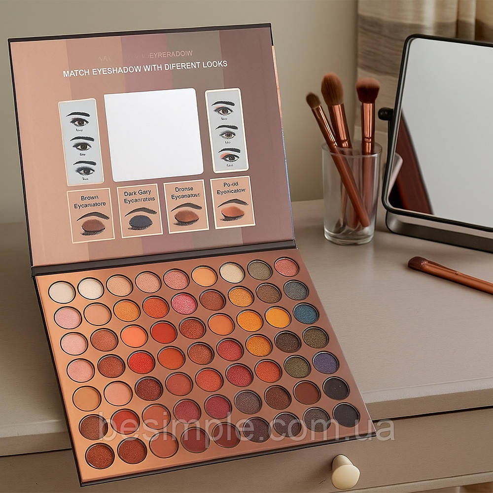 Професійна палетка тіней 63 кольора, IG3025/ Набір тіней / Тіні для очей / Тіні для макіяжу очей, фото 1