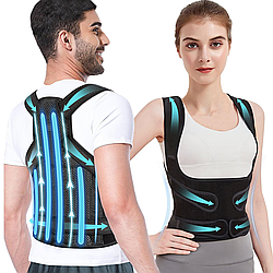 Коректор постави спини GT0028 / Ортопедичний бандаж для постави спини / Корсет для вирівнювання  спини