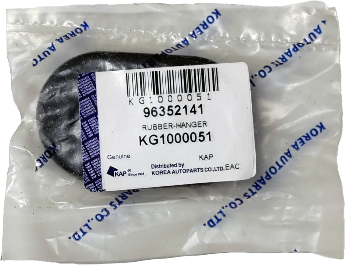 Підвіска глушника Ланос, Сенс (овальна тонка) KAP, KG1000051, фото 1