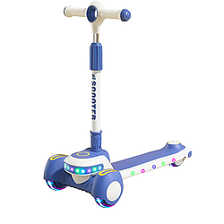 Дитячий самокат з підсвічуванням, до 50кг, SCOOTER / Самокат для дітей / Триколісний самокат