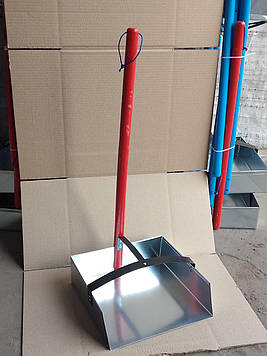 Совок двірника оцинкований  ручка 75 см