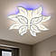 Люстра Led для великої кімнати до 35 м² з пультом 200 Вт (8028/8+4WH LED 3color), фото 8