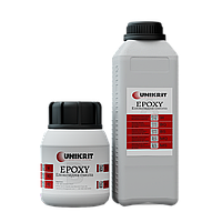 Прозора легко текуча швидка епоксидна смола для заливок до 15мм UNIKRIT EPOXY MQ