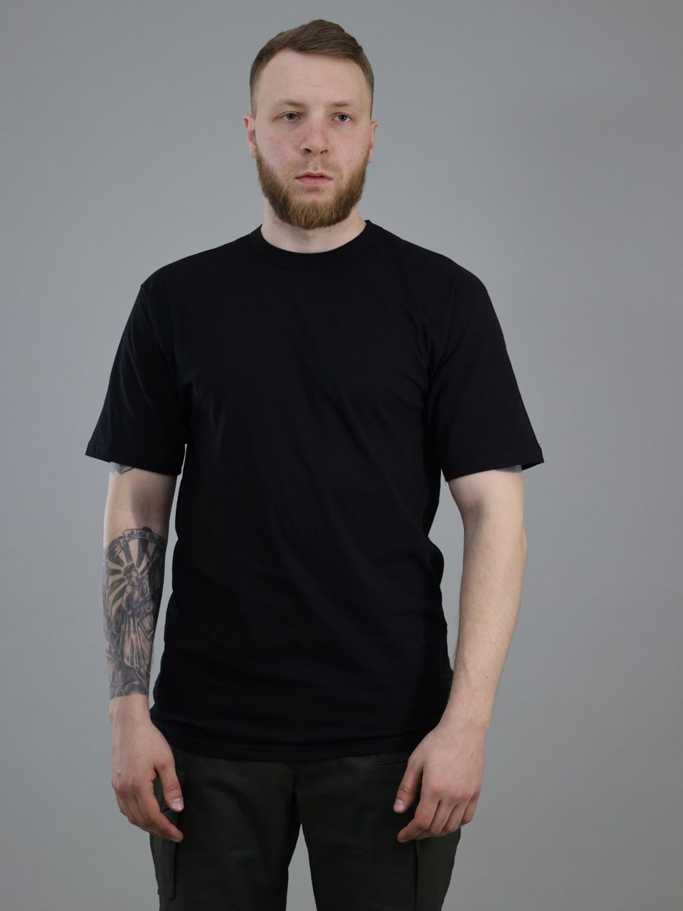 Футболка хб Чорна, фото 1