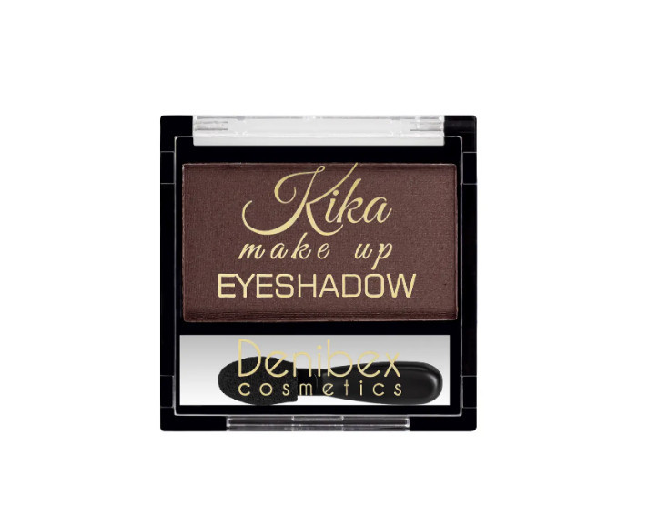Тіні для повік одинарні Kika KT-01 №23 мат. темний шоколад, фото 1