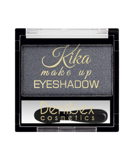 Тіні для повік одинарні Kika KT-01 №39 темно-сріблясті, фото 1
